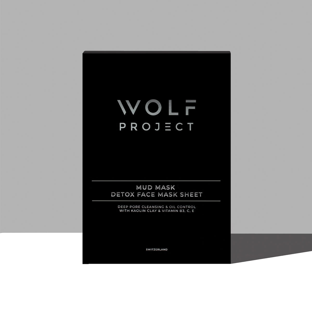acceptere Erhverv Menagerry Wolf Project - Detox Mud Face Sheet Masks For Men
