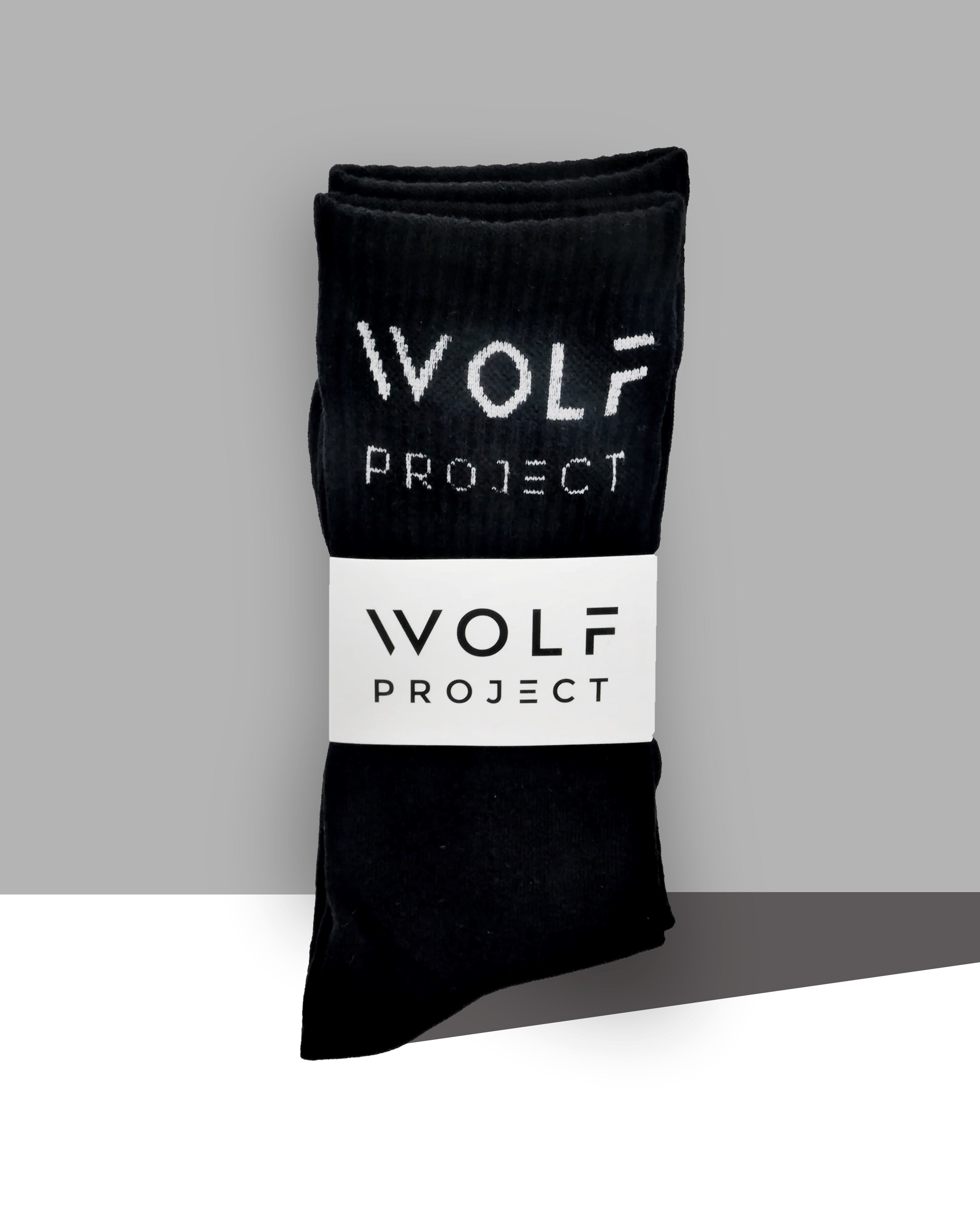 Wolf Project Socks Black